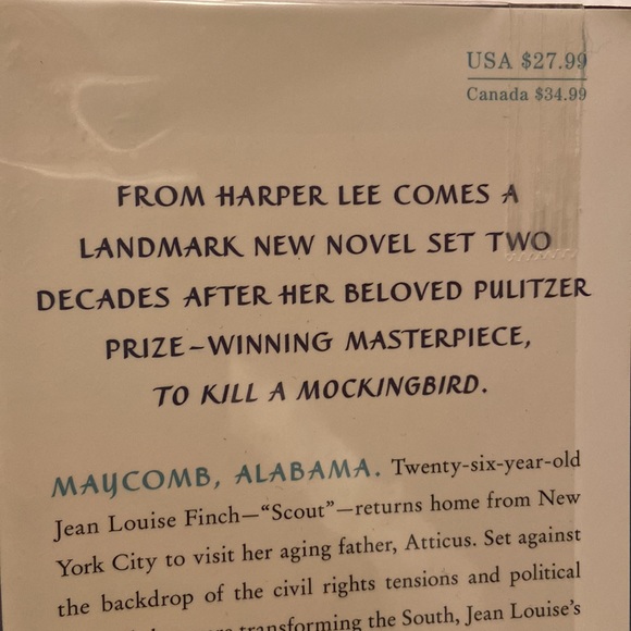 GO SET A WATCHMAN, A Novel by Harper Lee Hardback To Kill a Mockingbird Author - Picture 3 of 6